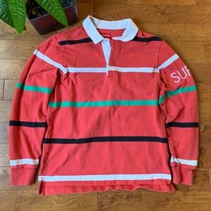 Supreme Red Striped Men's Shirt